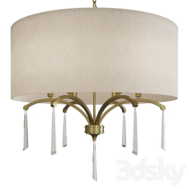 Gwyneth drum chandelier 3D Model