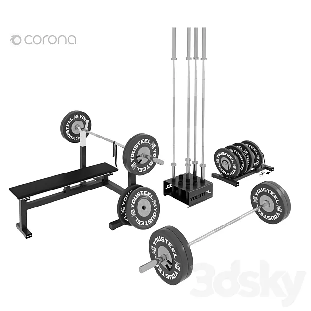 GYM 3D Model