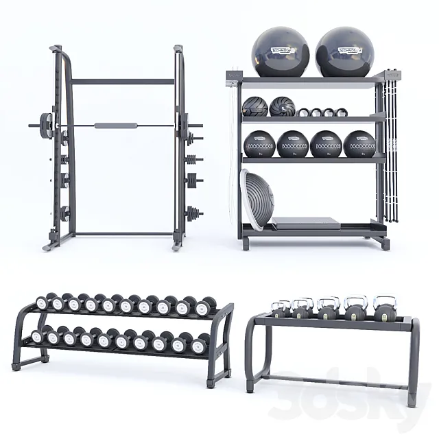 GYM GALLERY 3D Model GYM GALLERY 3D Model