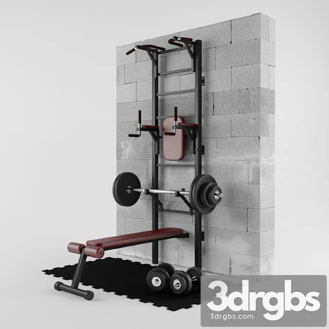 Gym Room 3D Model Download