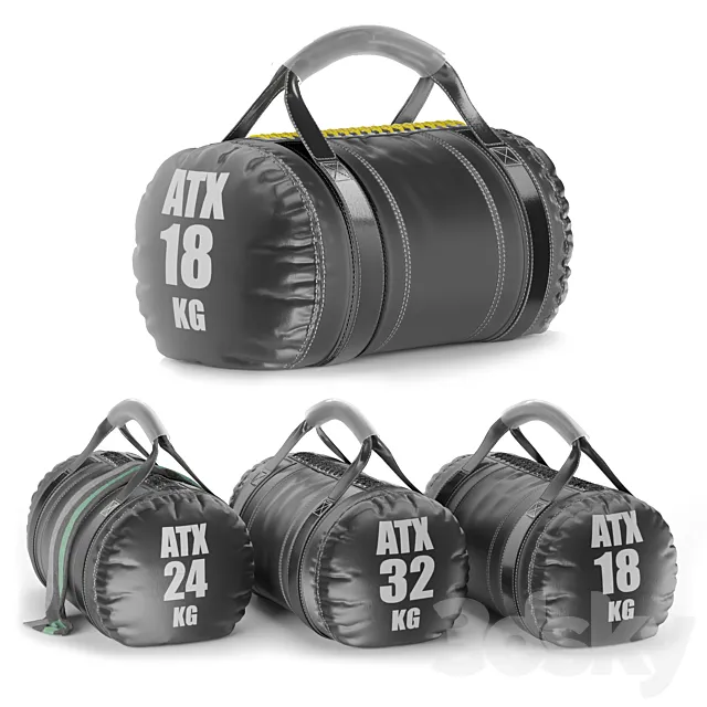Gym Weight Atx Strongman Bag 3DModel