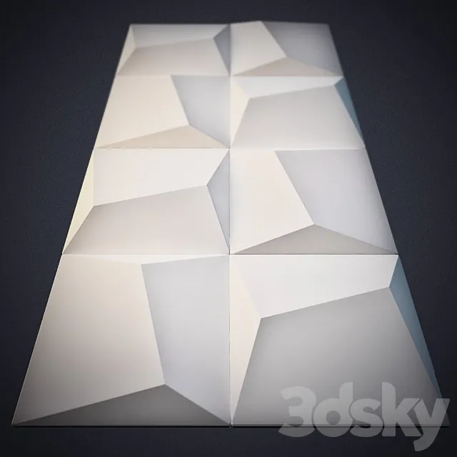 Gypsum 3D panel for walls 3DModel Gypsum 3D panel for walls 3DModel