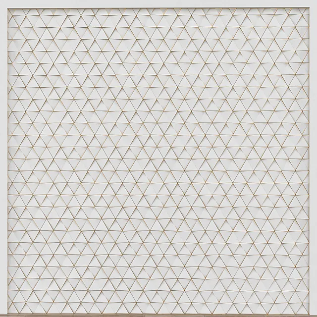 Gypsum 3D panels Modern M-49 3D Model