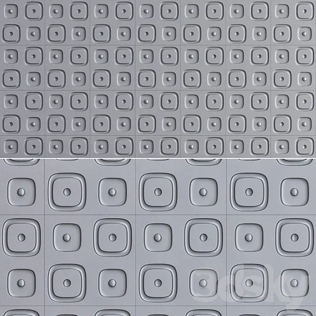 GYpsum 3D PANELS ZANZIBAR 3D Model