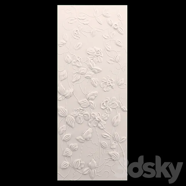 gypsum panel 3D Model gypsum panel 3D Model
