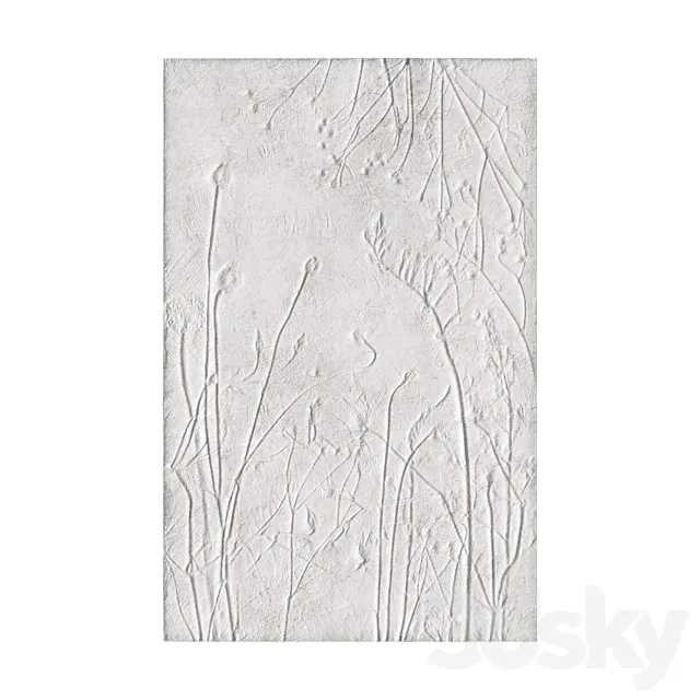 Gypsum panel 3D Model Gypsum panel 3D Model