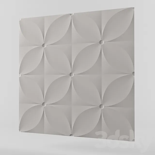 Gypsum panel 3D Star 3DModel