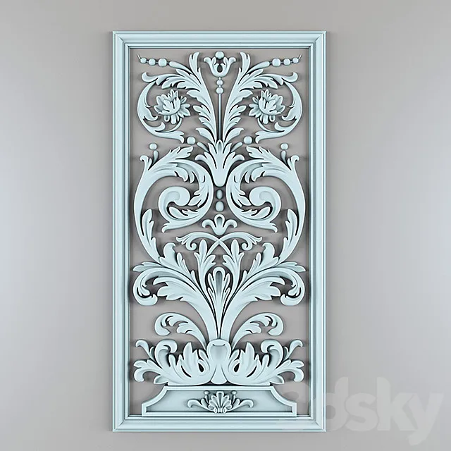 gypsum panels 3D Model