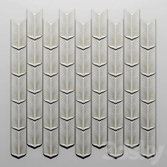 Gypsum stucco 3DModel