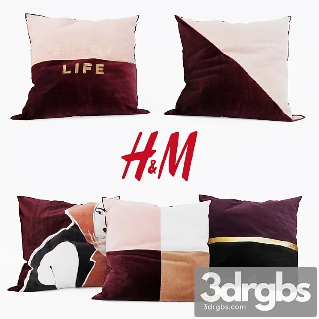 H & m home – decorative set 1 3D Model Download H & m home – decorative set 1 3D Model Download
