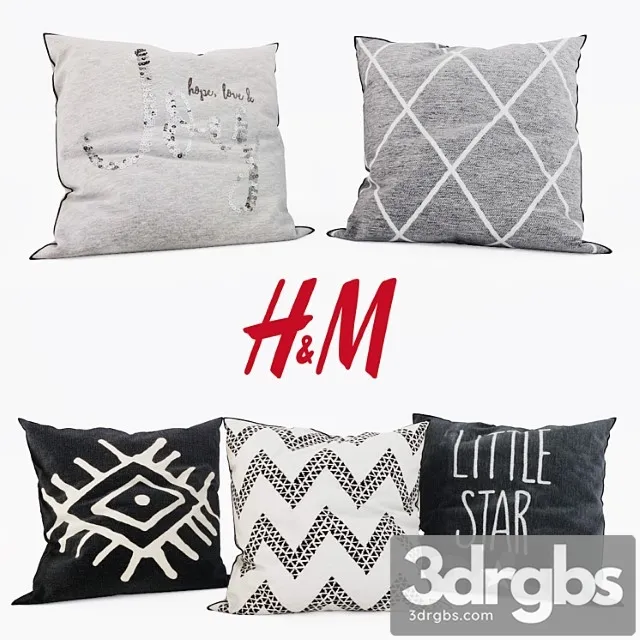 H & m home – decorative set 9 3D Model Download H & m home – decorative set 9 3D Model Download
