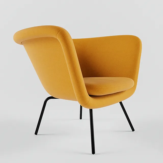 H57 chair by Richard Lampert 3D Model