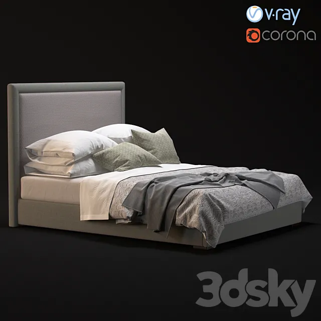 H62F Bedframe 3D Model
