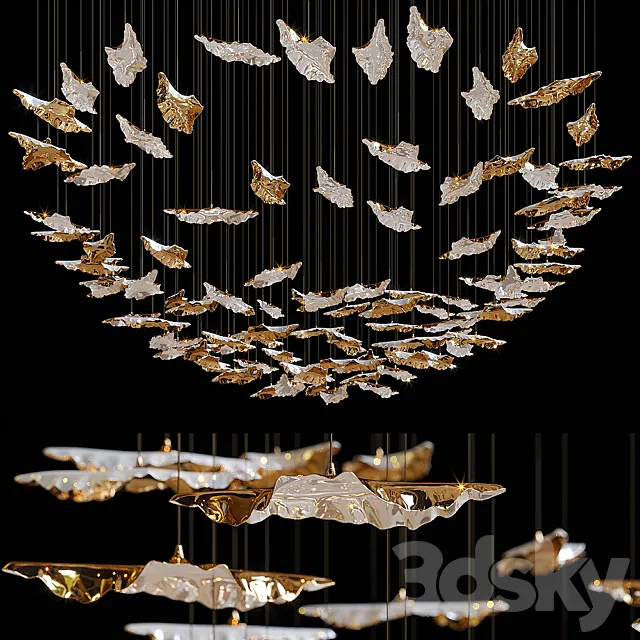 Haberdashery Luxury Leaf Fall 3D Model