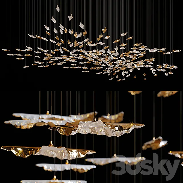 Haberdashery Luxury Leaf Fall 3D Model