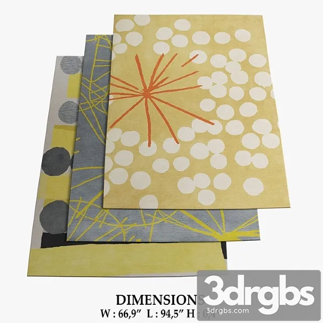 Habitat rugs 158 3D Model Download