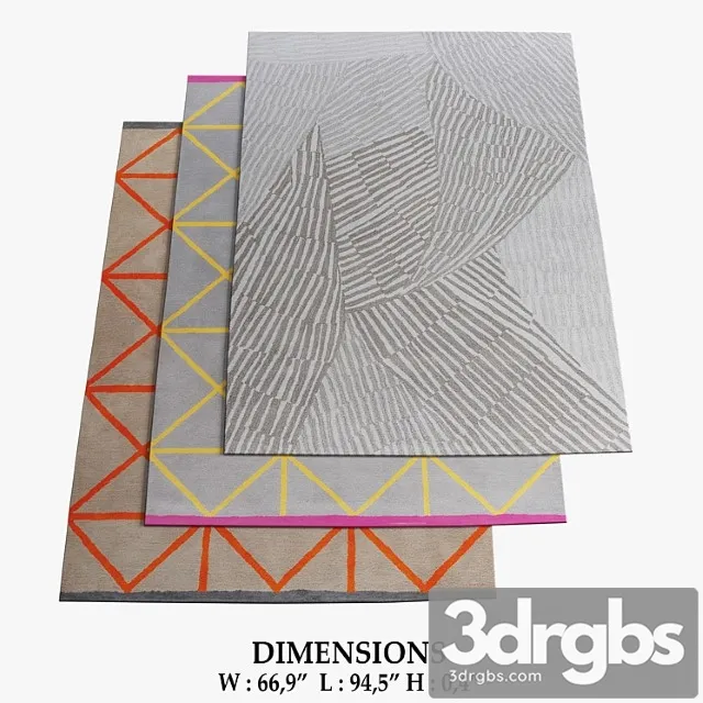 Habitat rugs 160 3D Model Download