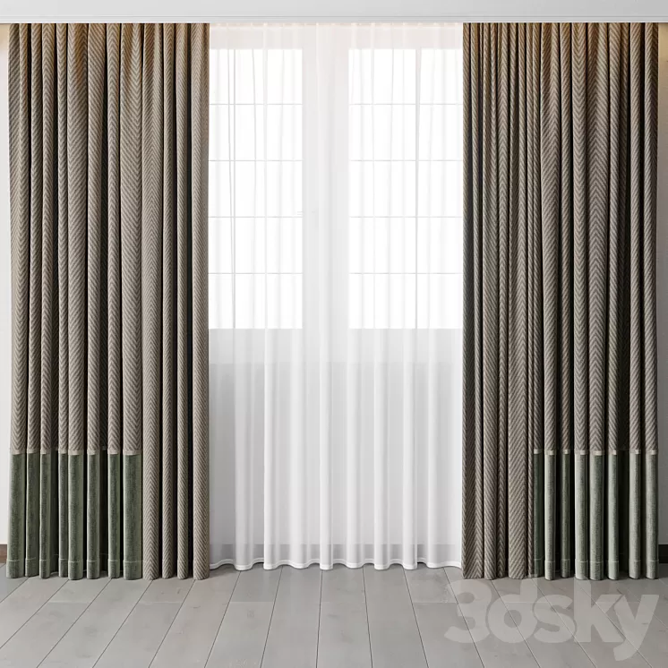 hadi curtain 58 3D Model Free Download