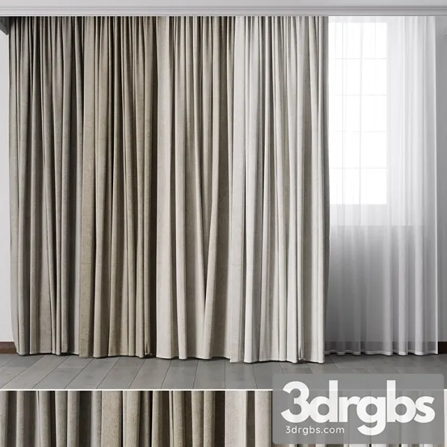 Hadi Curtain 64 3D Model Download