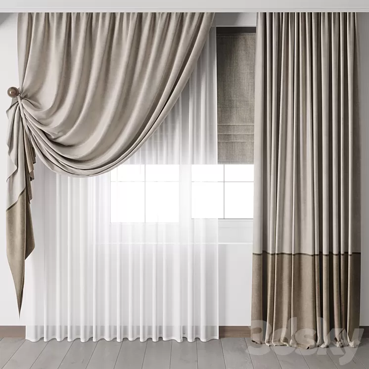 hadi curtain 75 3D Model hadi curtain 75 3D Model