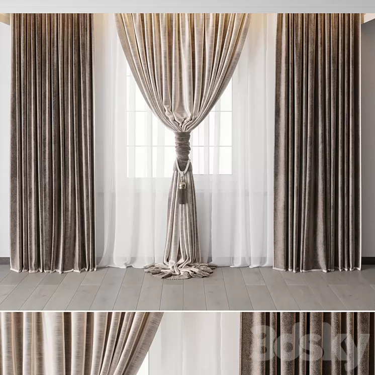 hadi curtain 76 – Classic curtains 3D Model hadi curtain 76 – Classic curtains 3D Model