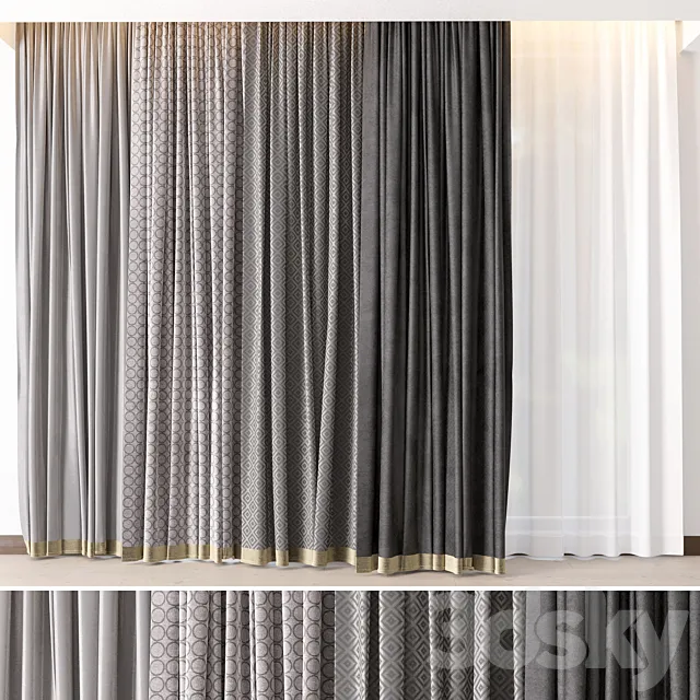 Hadi Curtains 19 3D Model Hadi Curtains 19 3D Model
