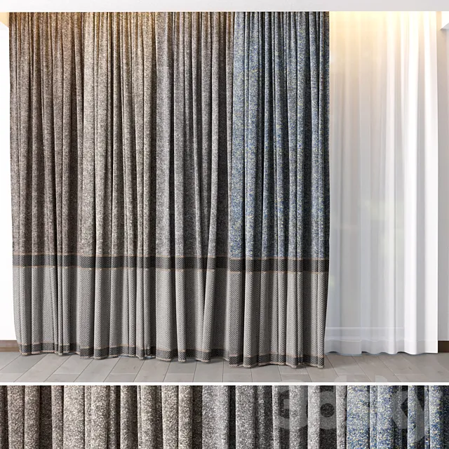 Hadi Curtains 27 3D Model Hadi Curtains 27 3D Model