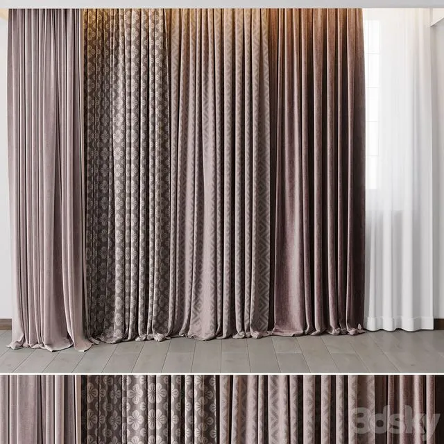 Hadi Curtains 39 3D Model Hadi Curtains 39 3D Model