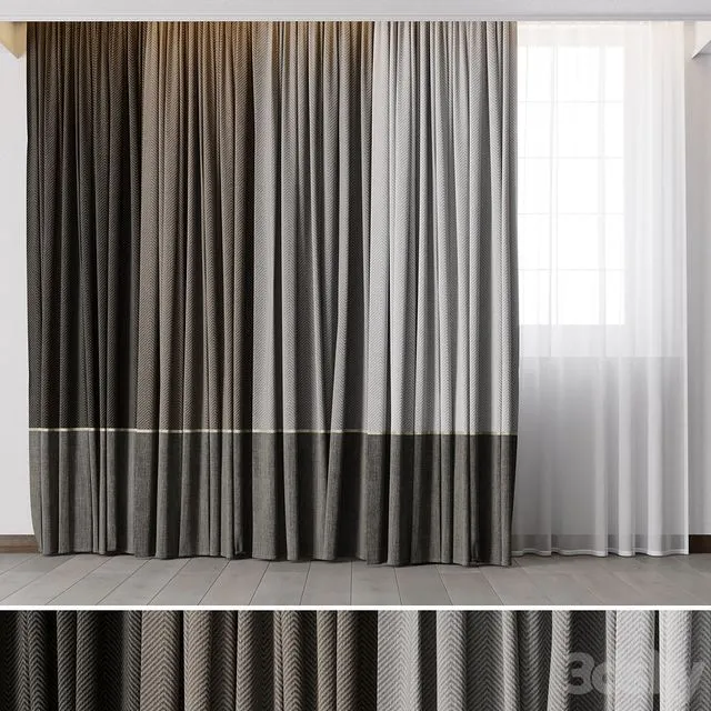 Hadi Curtains 49 3D Model