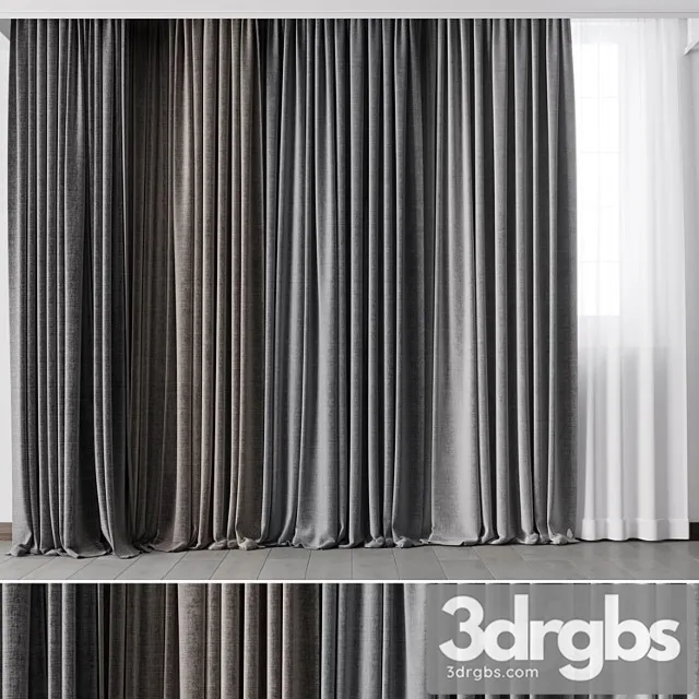 Hadi Curtains 50 3D Model Download
