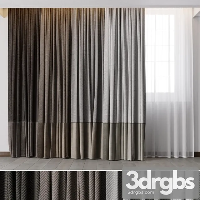 Hadi Curtains 53 3D Model Download