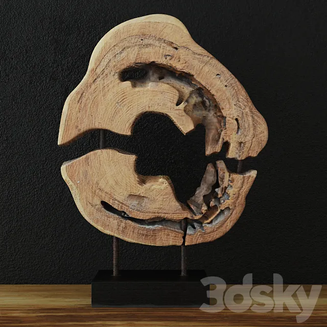 Hadi Decor on Stand _ Jeffan 3D Model Hadi Decor on Stand _ Jeffan 3D Model