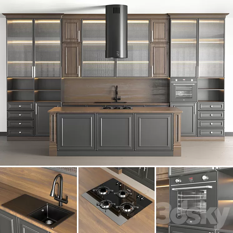 Hadi kitchen no. 02 3D Model Hadi kitchen no. 02 3D Model