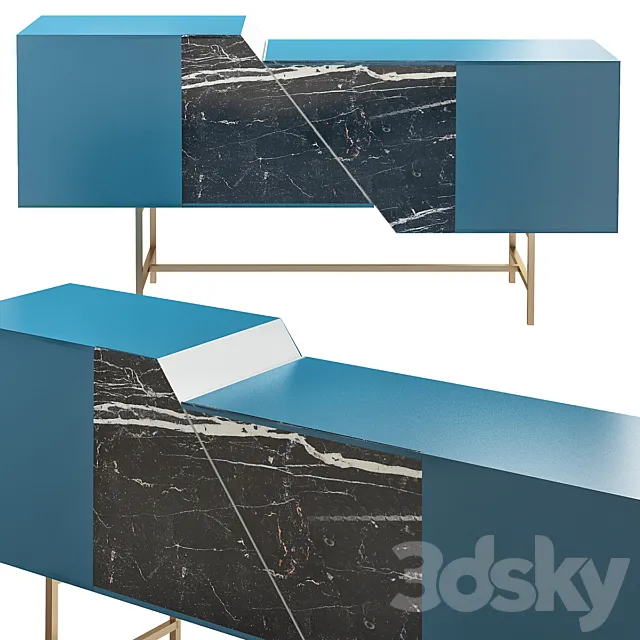 Hagit Pincovici TRAPEZE SIDEBOARD 3DModel Hagit Pincovici TRAPEZE SIDEBOARD 3DModel