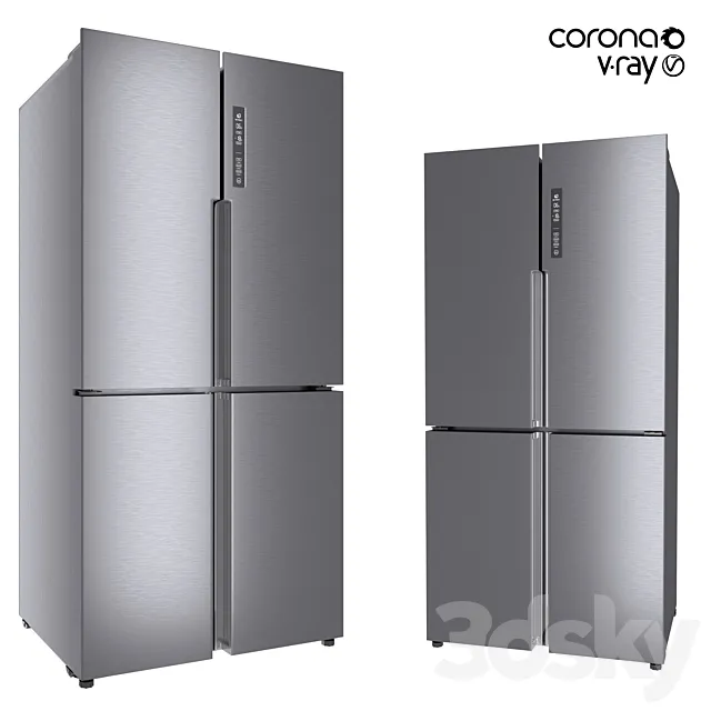HAIER refrigerator 3D Model HAIER refrigerator 3D Model