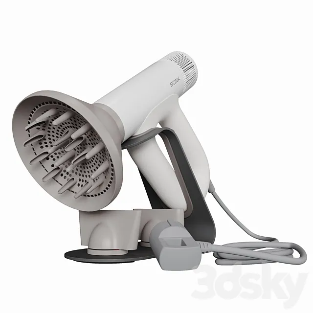 Hair dryer with stand BORK D711 Free Download