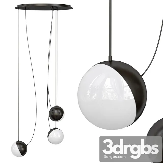 Half milan iluminación 3D Model Download