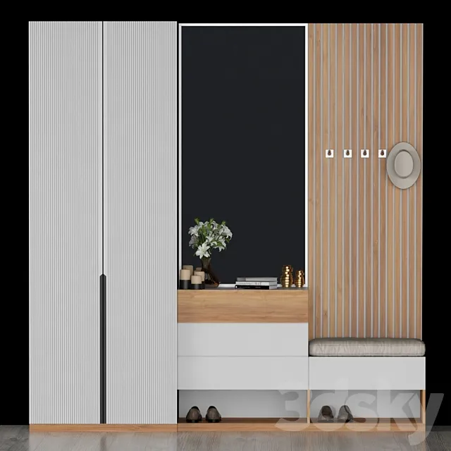 Hall Furniture 54 3D Model Hall Furniture 54 3D Model