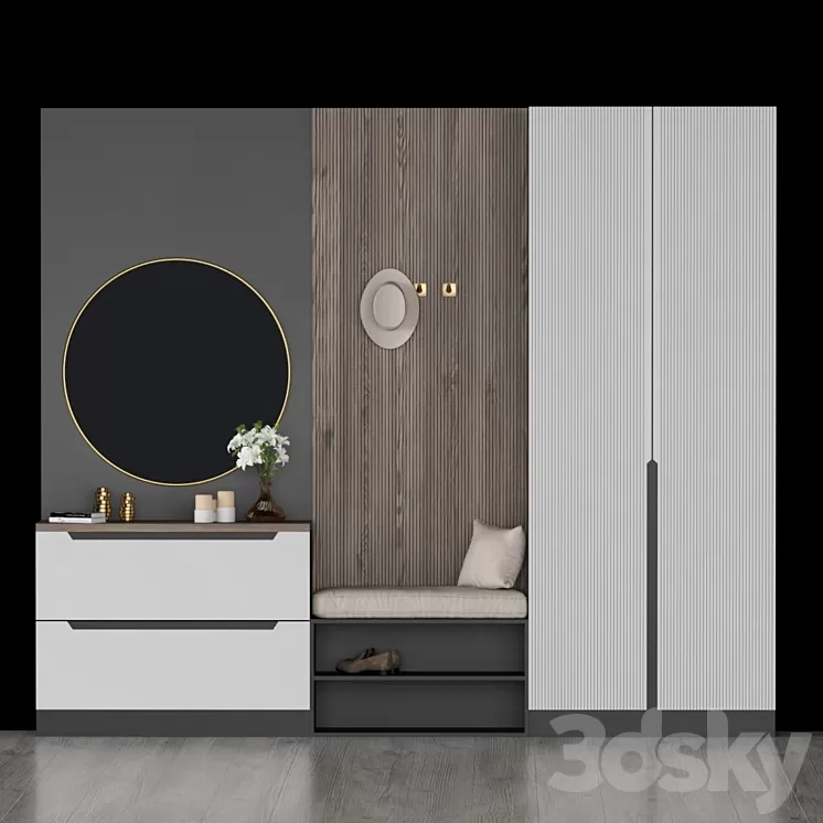 Hall Furniture 60 3D Model Hall Furniture 60 3D Model