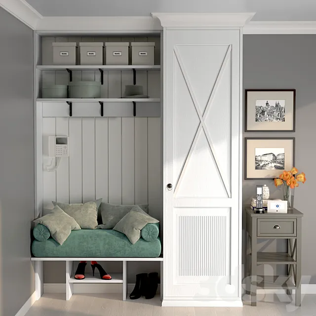 hall lobby lobby 3D Model hall lobby lobby 3D Model