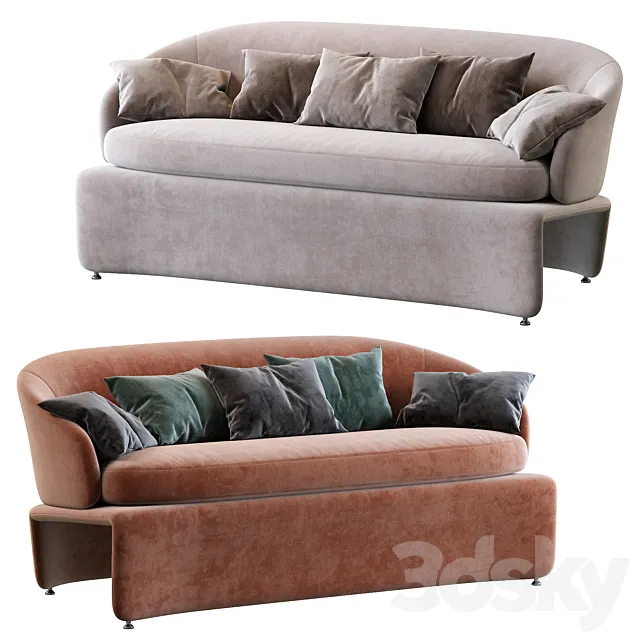 Halley Sofa by Minotti 3DModel Halley Sofa by Minotti 3DModel