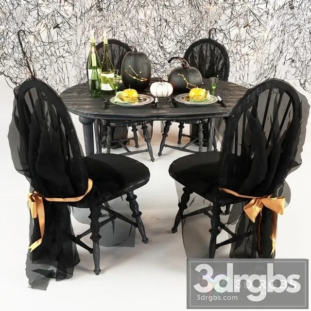 Halloweens Layout 3D Model Download