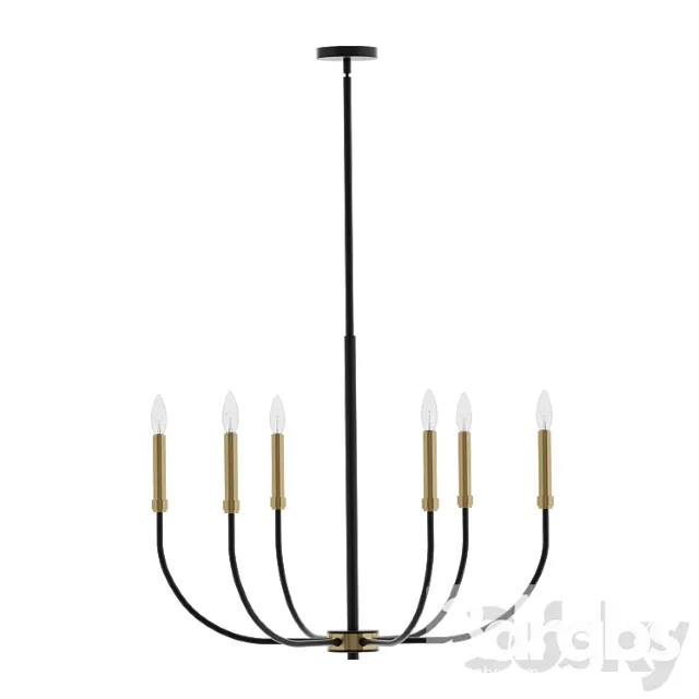Hallum 6 light candle style classic chandelier Hallum 6 light candle style classic chandelier