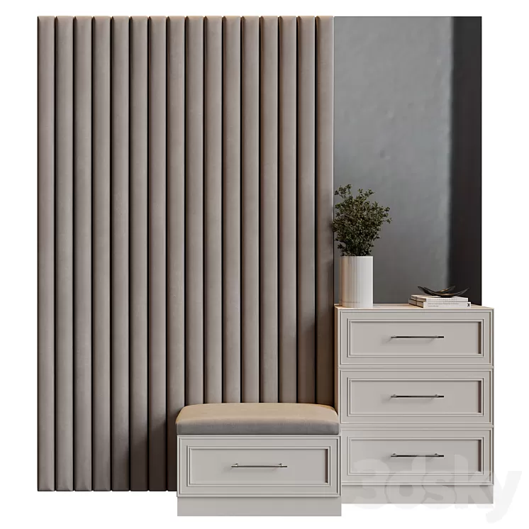 Hallway 01 3D Model Free Download