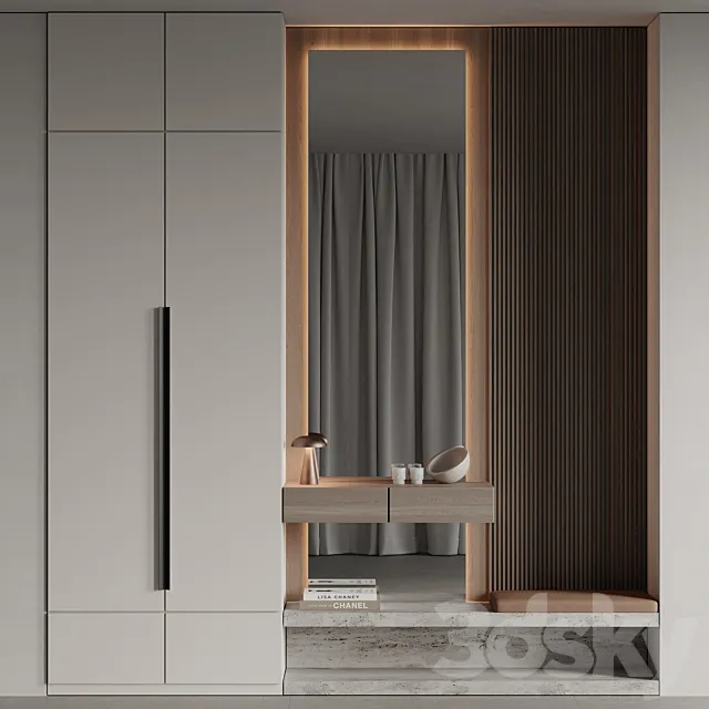 Hallway 01 3D Model Hallway 01 3D Model