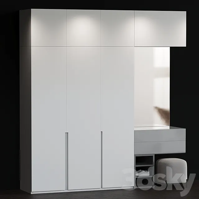 hallway 01 3D Model hallway 01 3D Model