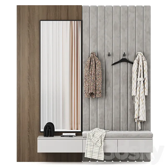 Hallway 04 3D Model Hallway 04 3D Model