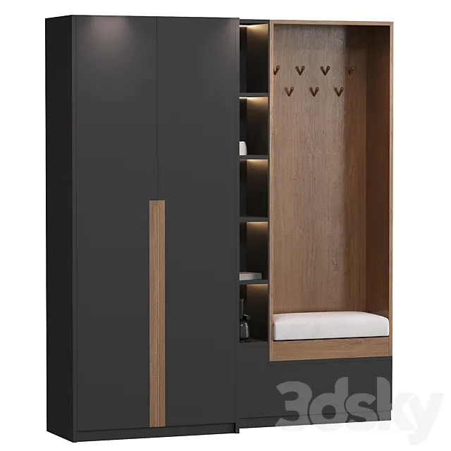 hallway 08 3D Model hallway 08 3D Model