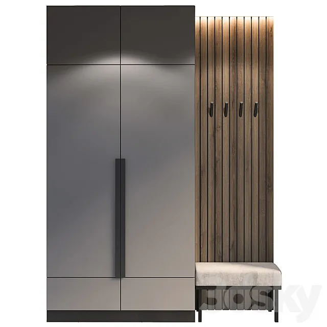 Hallway 1 3D Model Hallway 1 3D Model