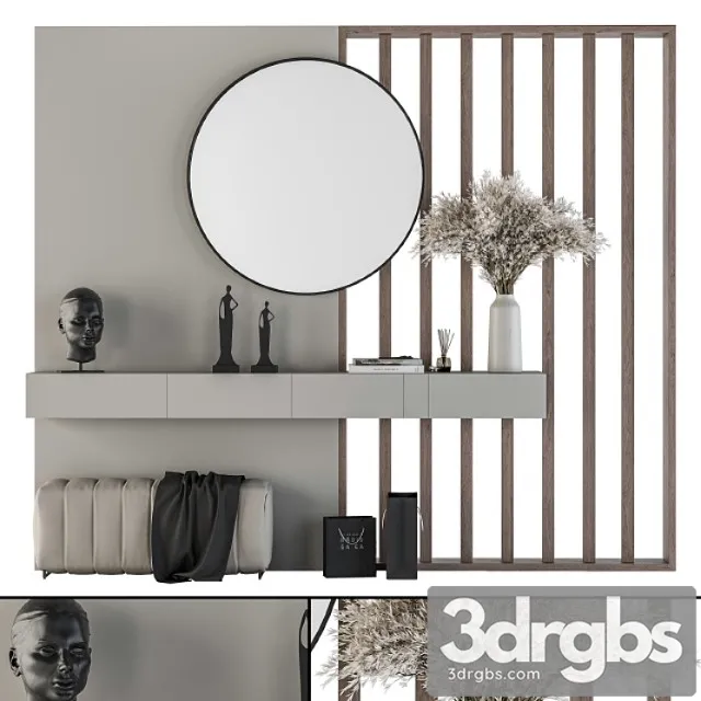 Hallway 12 – gray and wood set Hallway 12 – gray and wood set